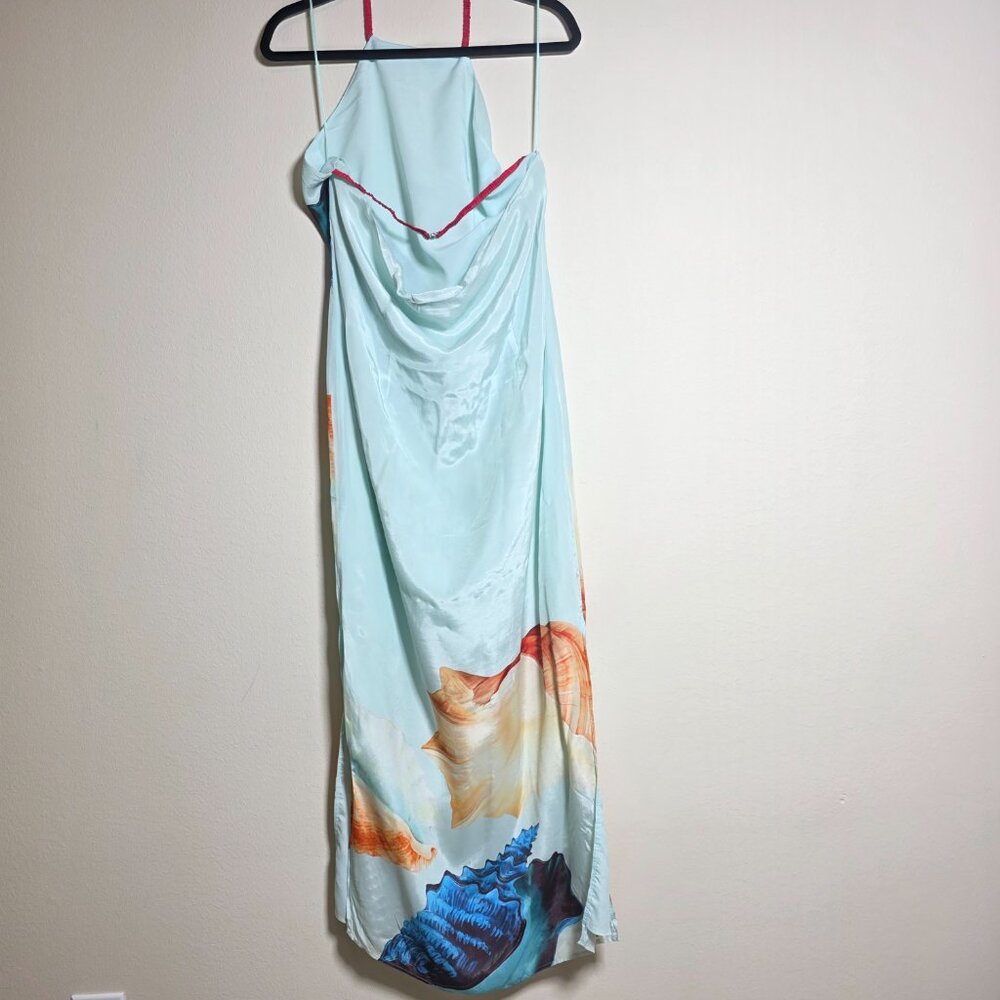 MUMA WORLD Murex Mist Vega Silk Dress Size Large - Picture 4 of 10